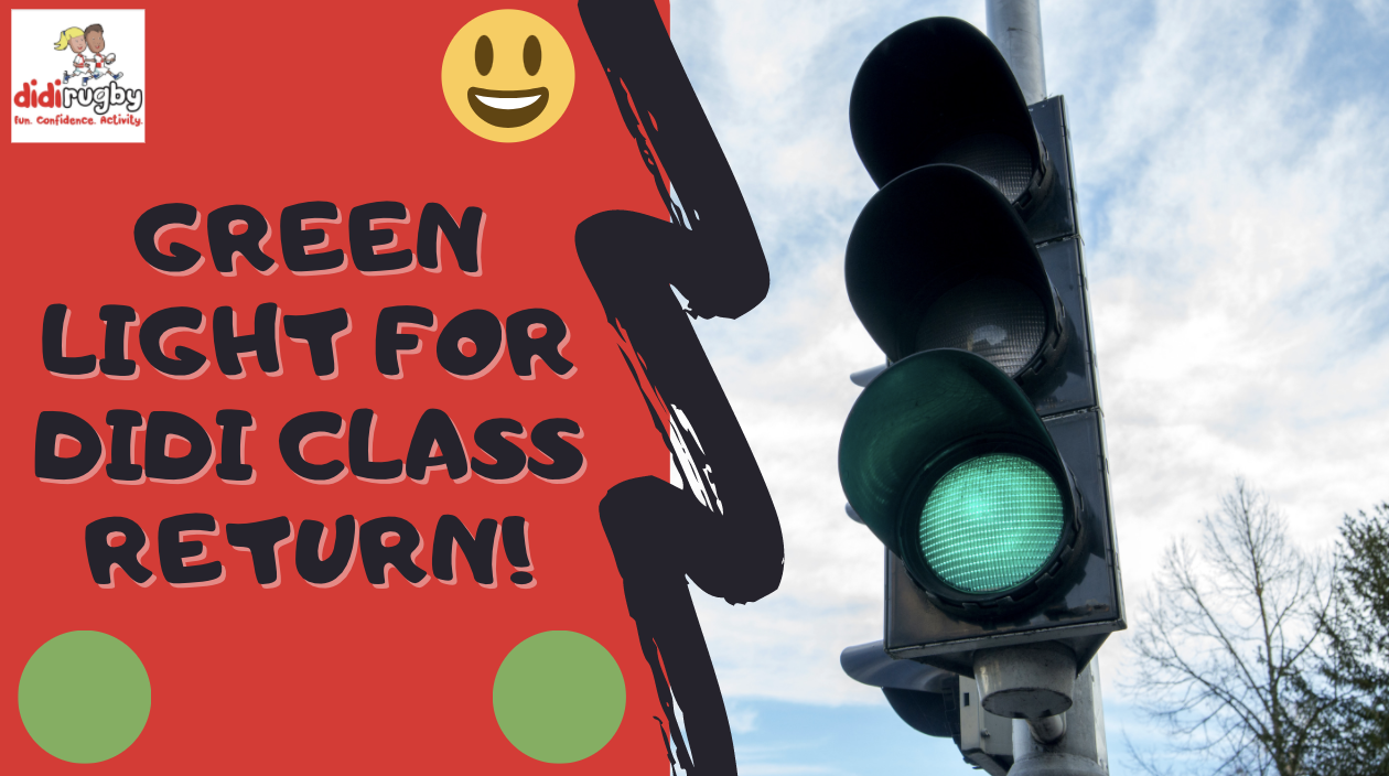 A traffic light with a green light on show